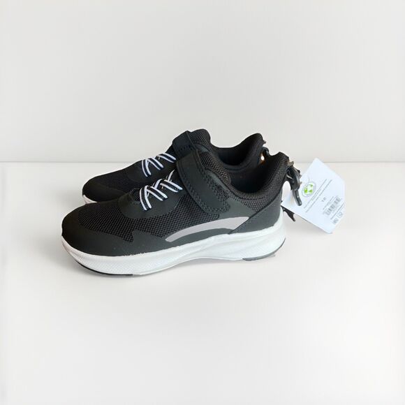 Athletic Works Sneakers Little Boys Size 12 Black Slip On Shoes Memory Foam - Picture 1 of 4